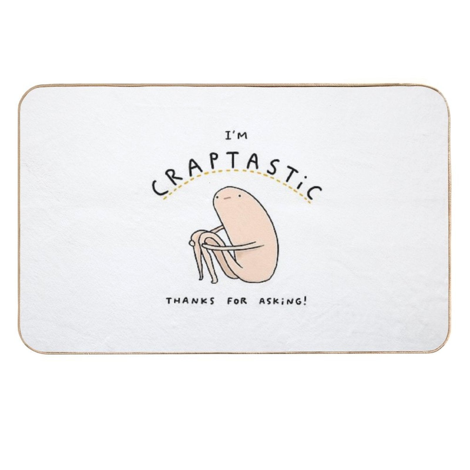 Honest Blob - Craptastic  Toxin-Free Bath Mat