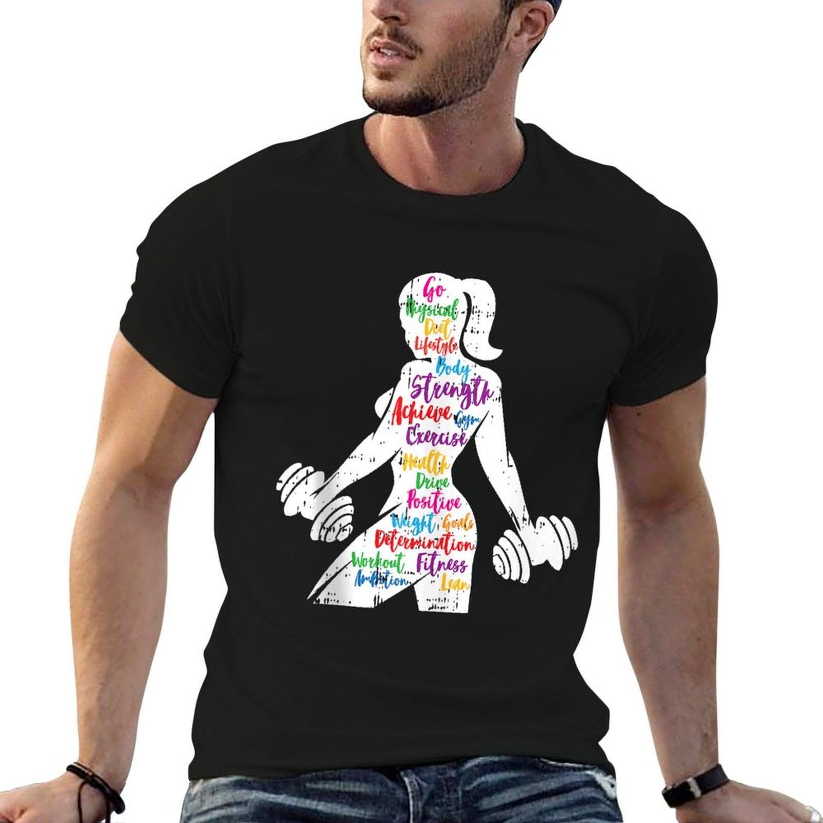 Women Gym Motivation Workout Motivational Fitness Lover Gift  Moisture-wicking T-Shirt