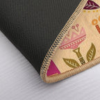 Folk Art Inspired By The Fabulous Frida  Stain-Proof Bath Mat