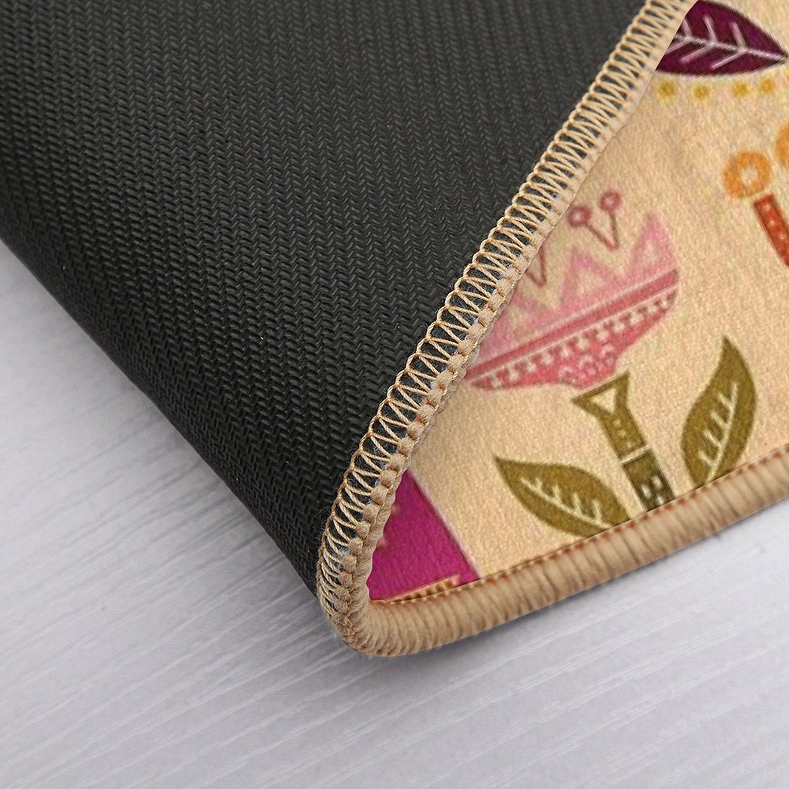 Folk Art Inspired By The Fabulous Frida  Stain-Proof Bath Mat