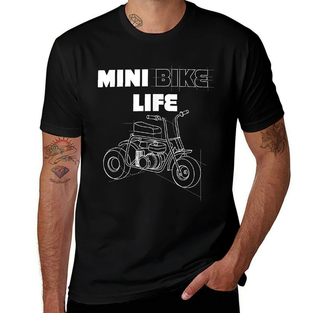 Minibike Mini Motorbike Funny Pocket Bike  Wrinkle-resistant T-Shirt