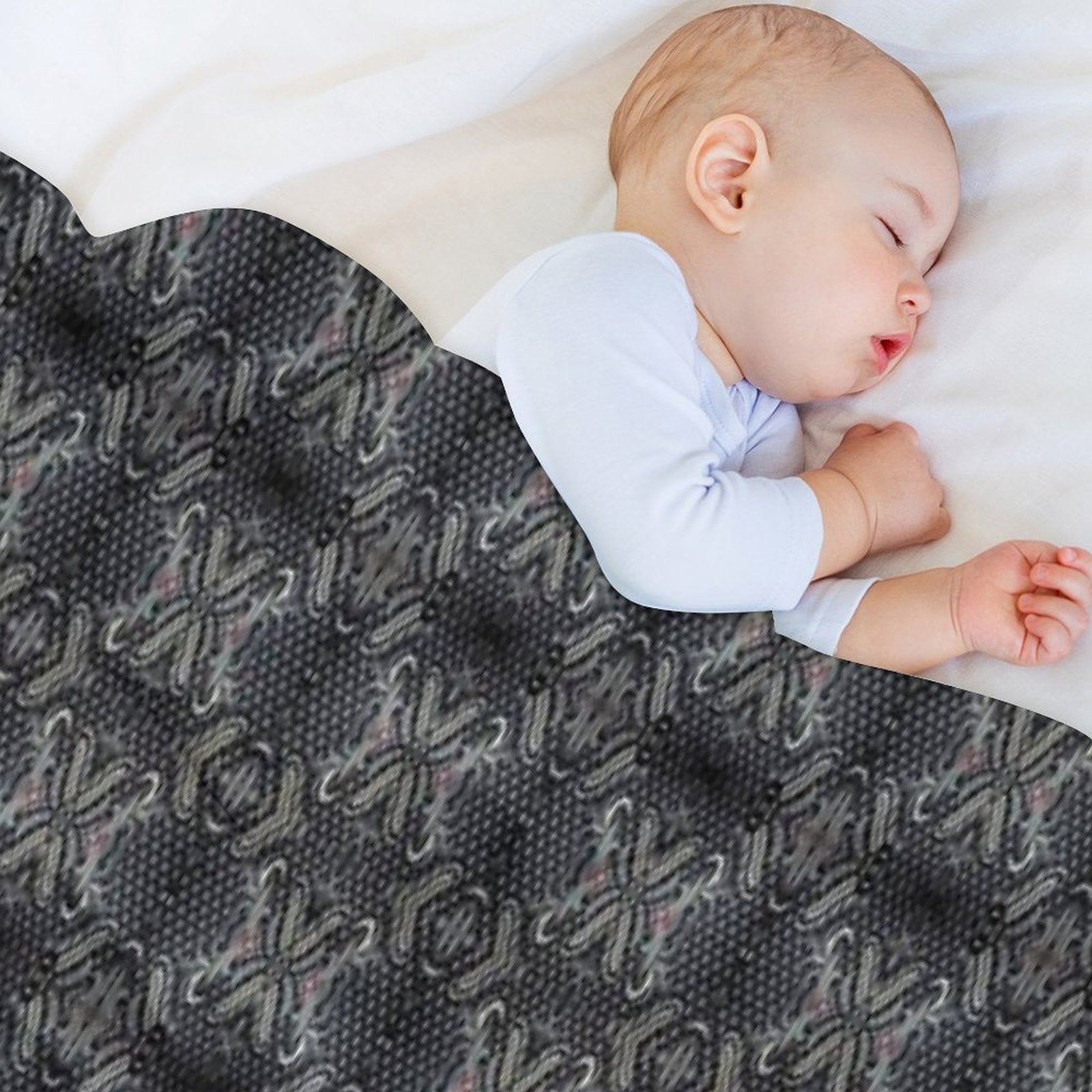 Batik Black And Gold Premier Velvety-soft Throw Blanket