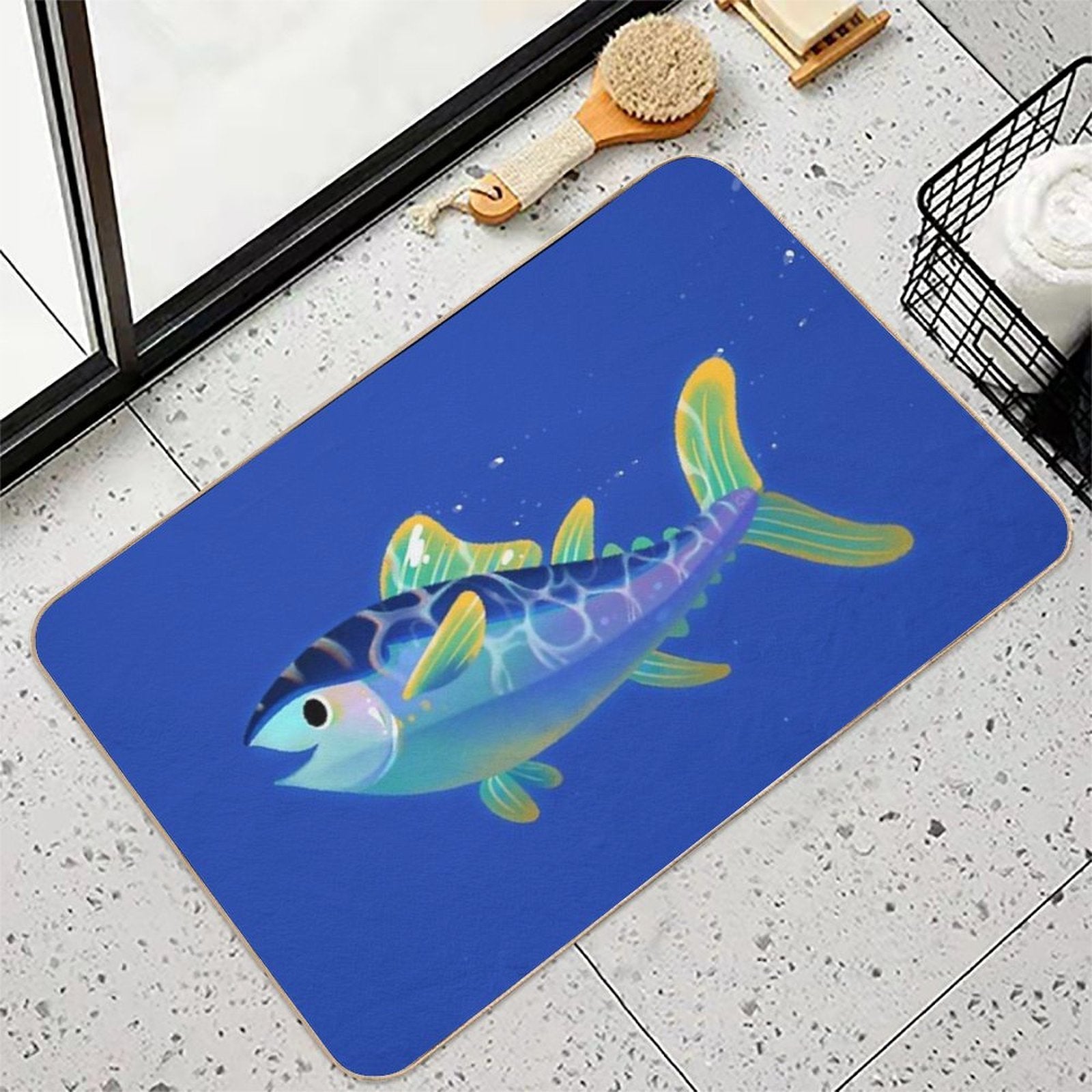 Atlantic Bluefin Tuna  Odorless Bath Mat