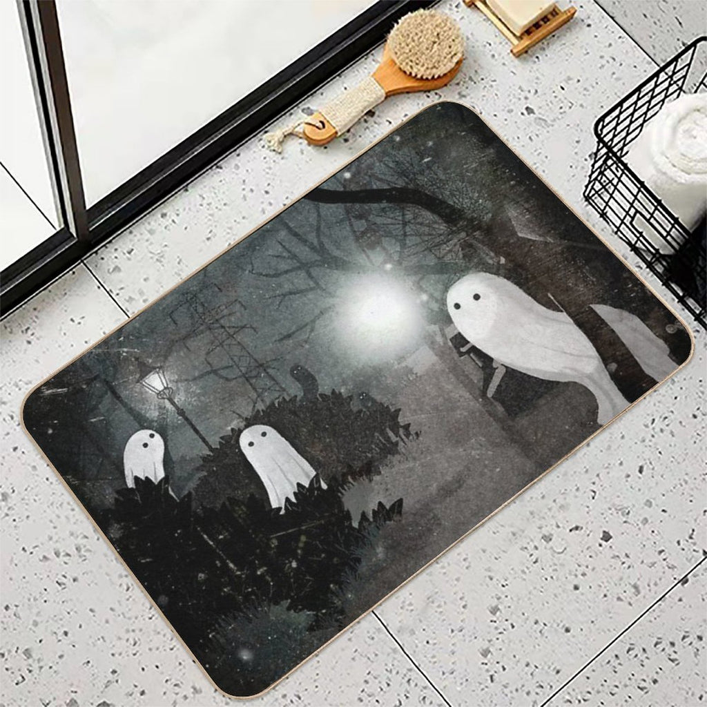 Twilight Ghosts  Rapid-Drying Bath Mat