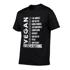 Vegan For Everything T PlanetEarth Day, Save The Bees  Fade-proof Color T-Shirt