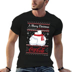 Coca-Cola Polar Bears A Merry Christmas Calls For Coca-Cola Sweatshirt  Trendy Pattern T-Shirt
