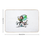 Gaston Lagaffe  Fade-Resistant Bath Mat
