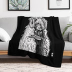 Mohácsi Busó Lightweight Throw Blanket