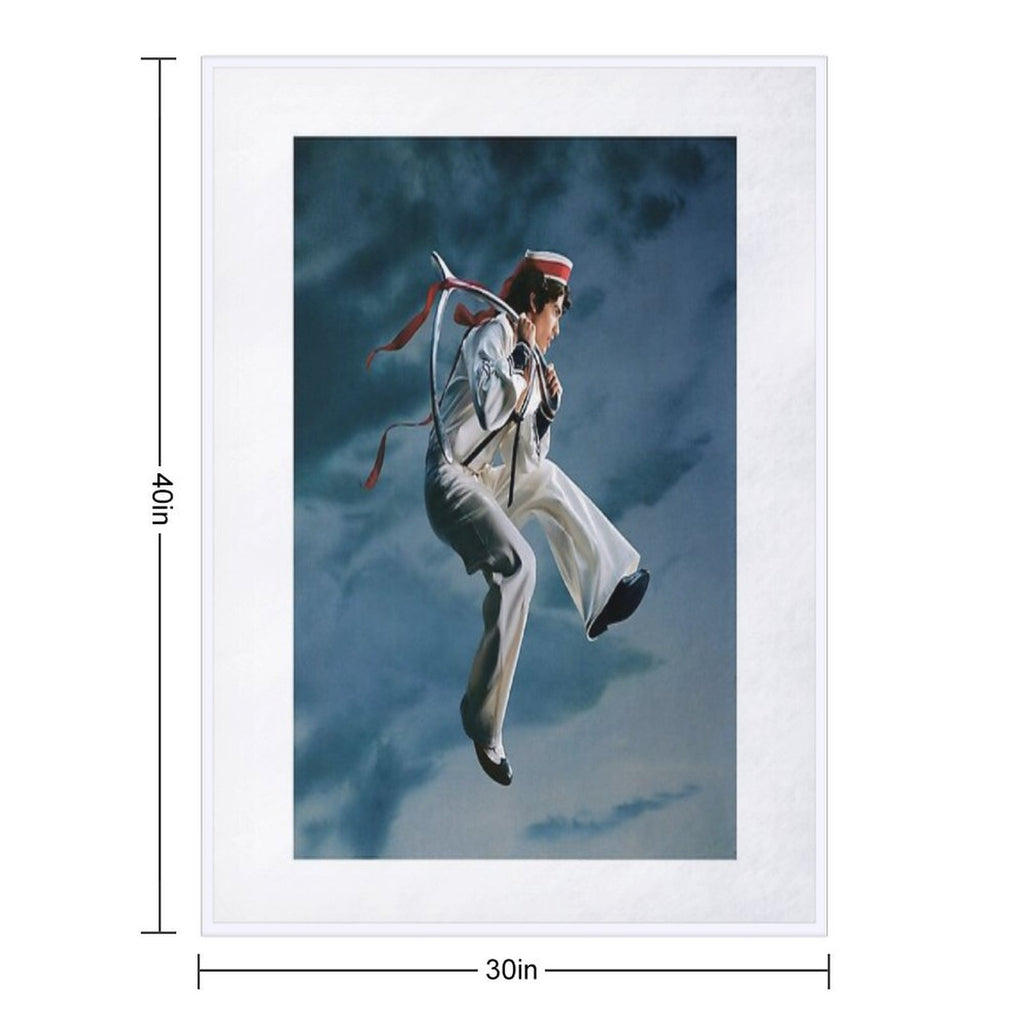 Wishbone Wrinkle-free Throw Blanket