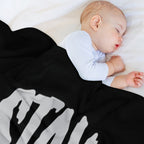 Stay Weird Compact Throw Blanket