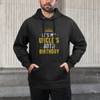 Happy It's My Uncle's 80th Birthday 1945 80 Years Old Layering Staple Hoodie