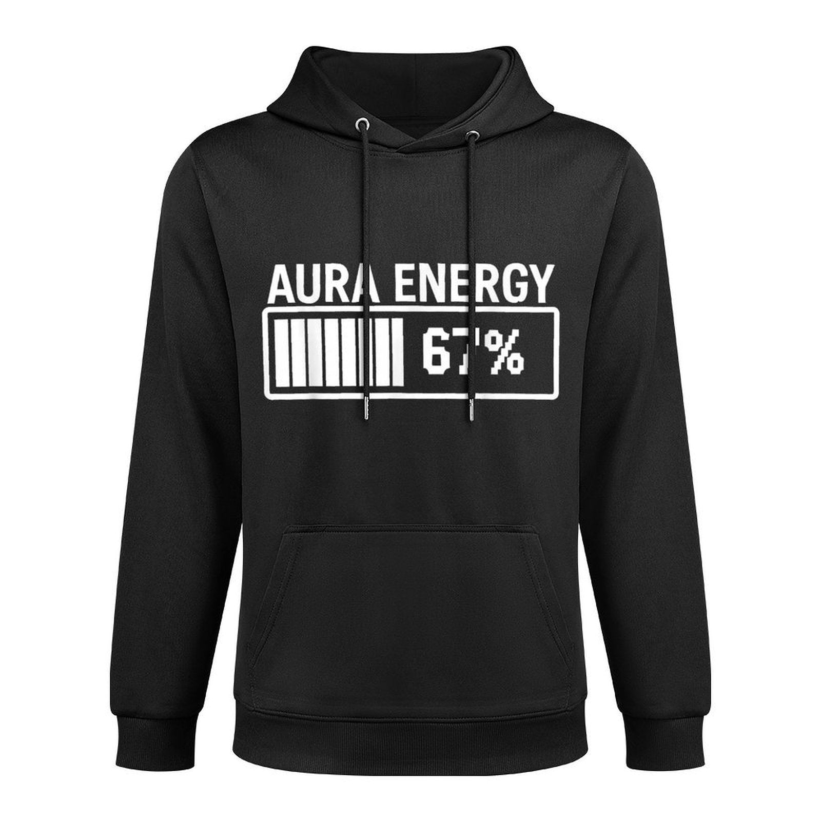 Aura Energy at 67 Funny Six Seven Meme Gen Alpha Slang Versatile Streetwear Hoodie