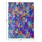 Swirl 5 Bayer Multi-functional Throw Blanket