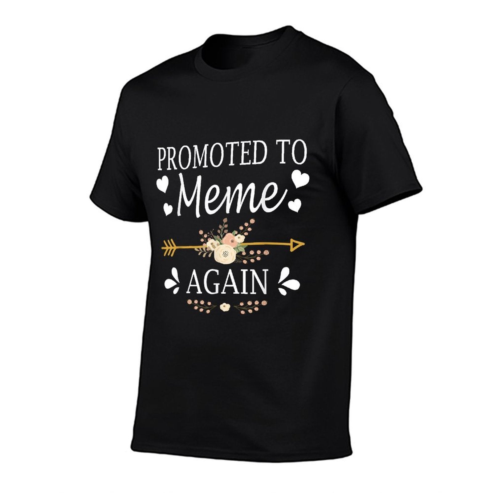 Promoted To Meme Again Mothers Day Gifts  Rolled Sleeves T-Shirt