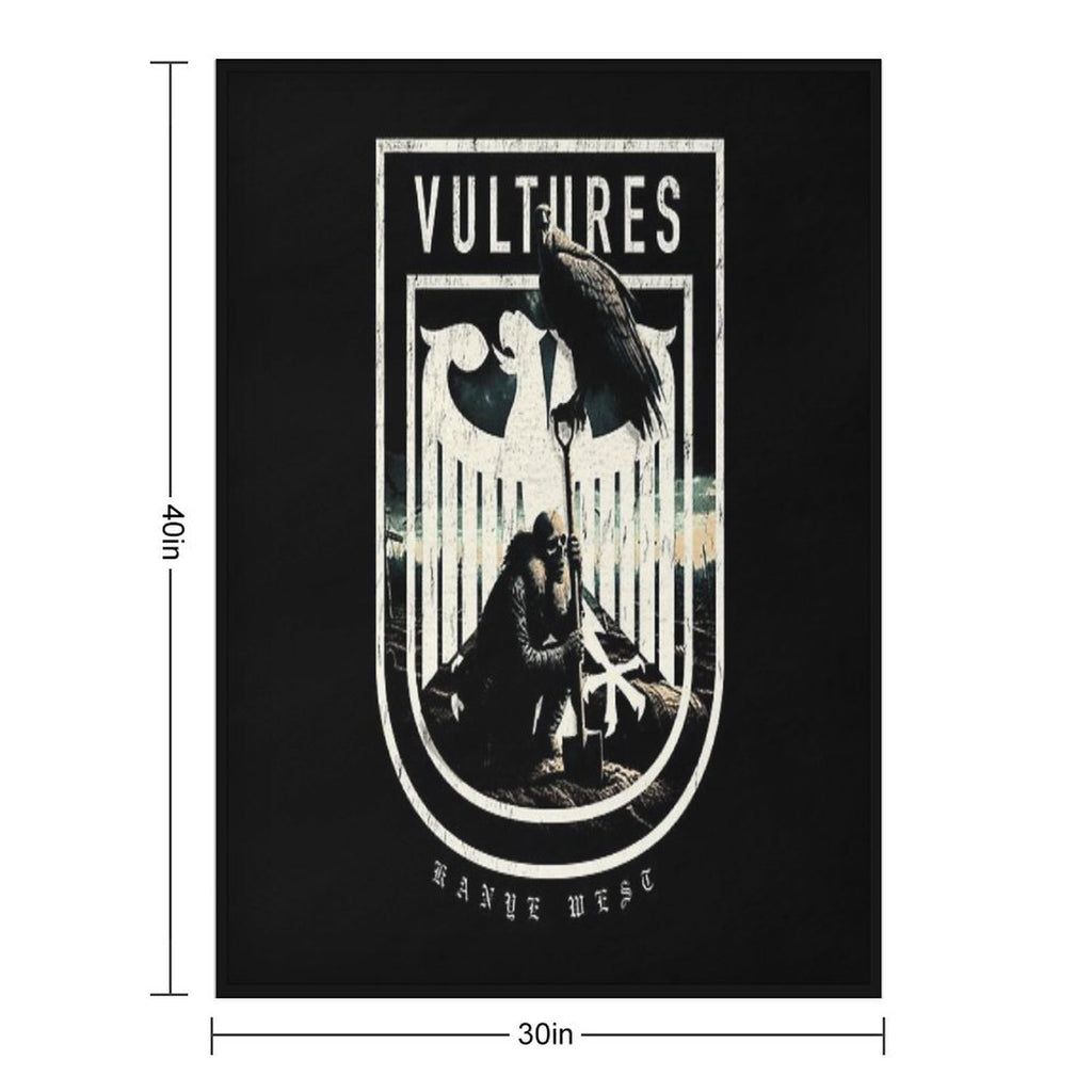 Design Vultures Kanye West Plush Throw Blanket