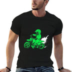 Kids Funny Youth Dirt Bike Boyss Dirtbike Motocross Racing  Slim-fit Cut T-Shirt
