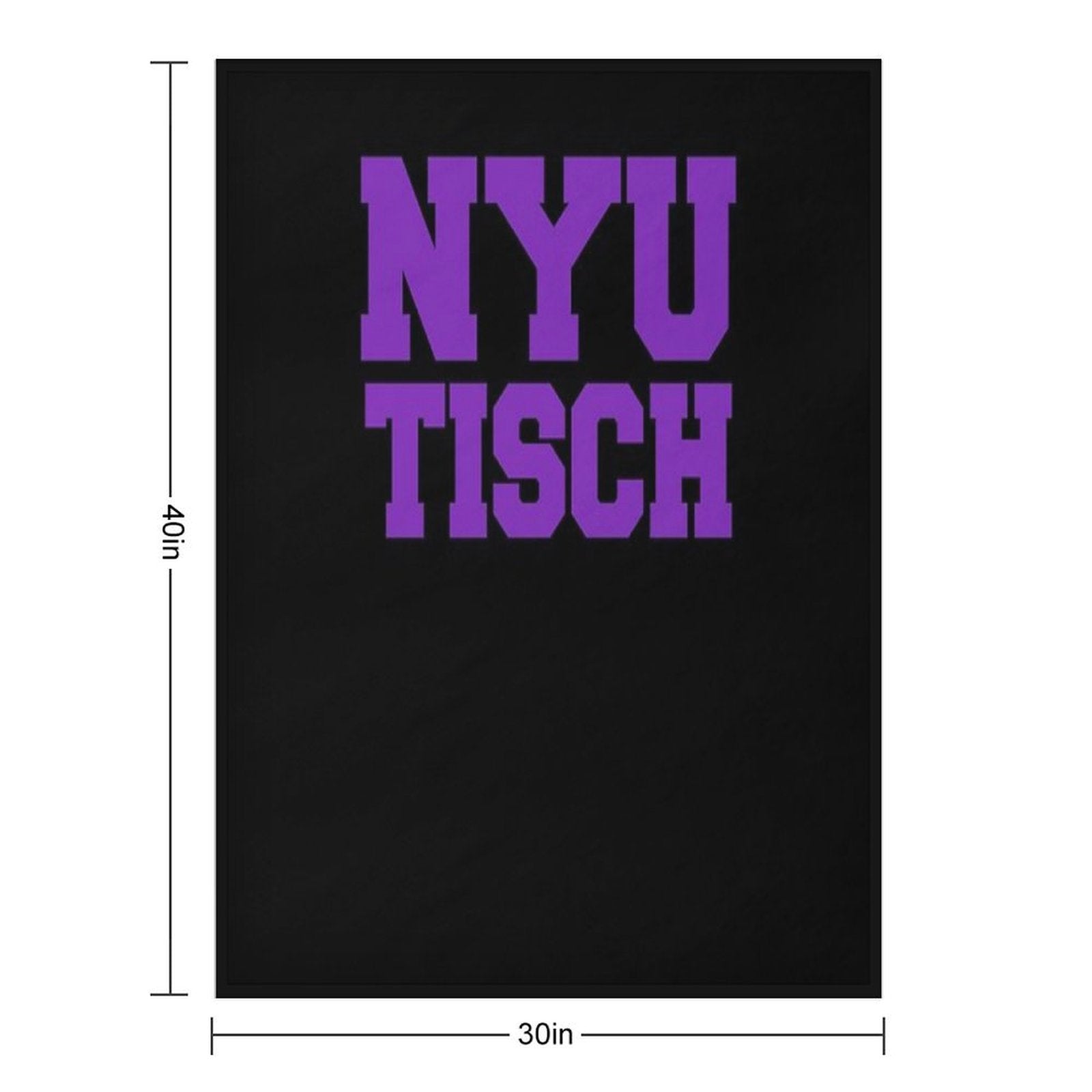 NYU Tisch 46 Gift-ready Throw Blanket