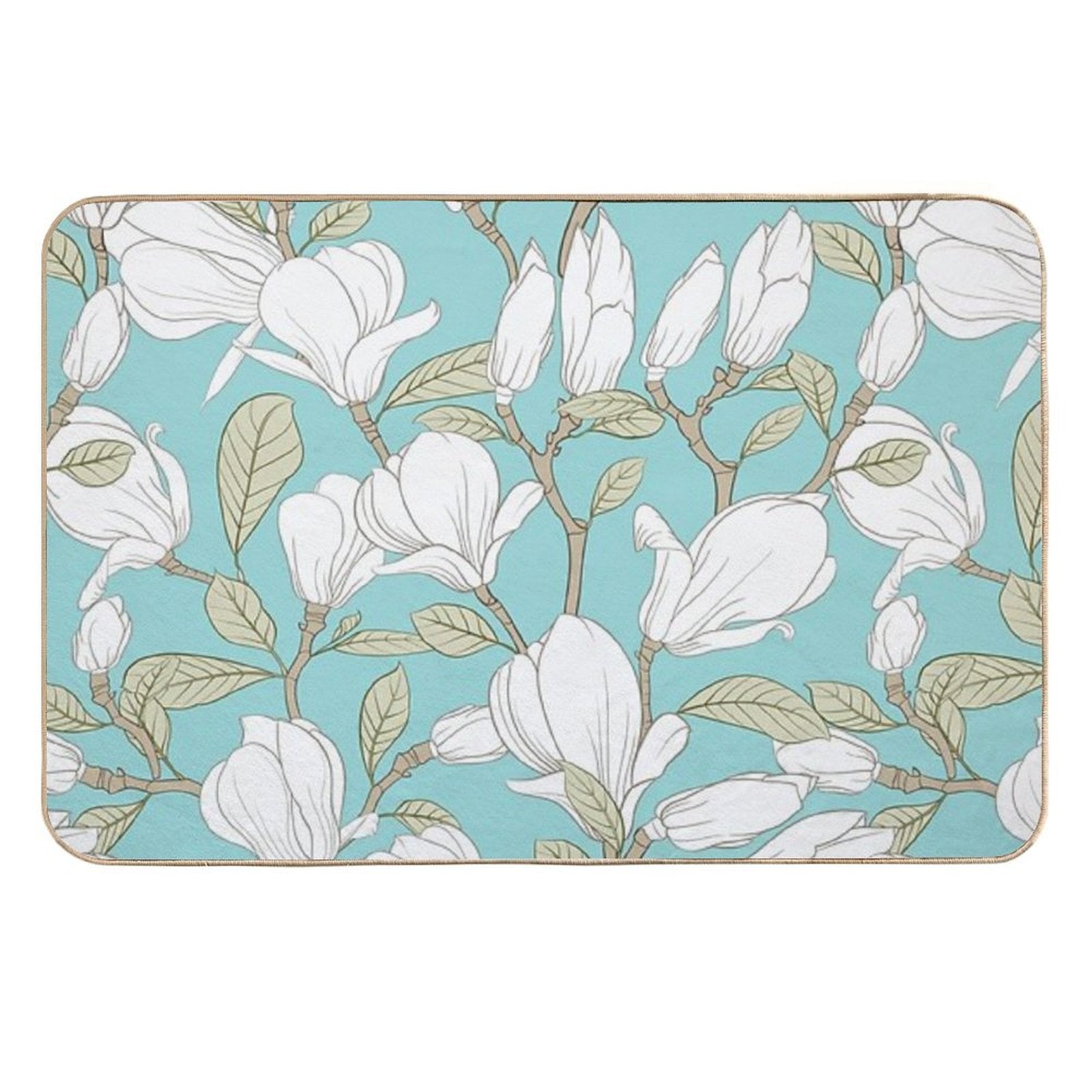 Magnificent Magnolia  Non-Slip Bath Mat