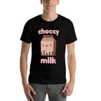 Choccy Milk Drink Chocolate Japanese Kawaii Cute Funny Meme  Tagless Design T-Shirt