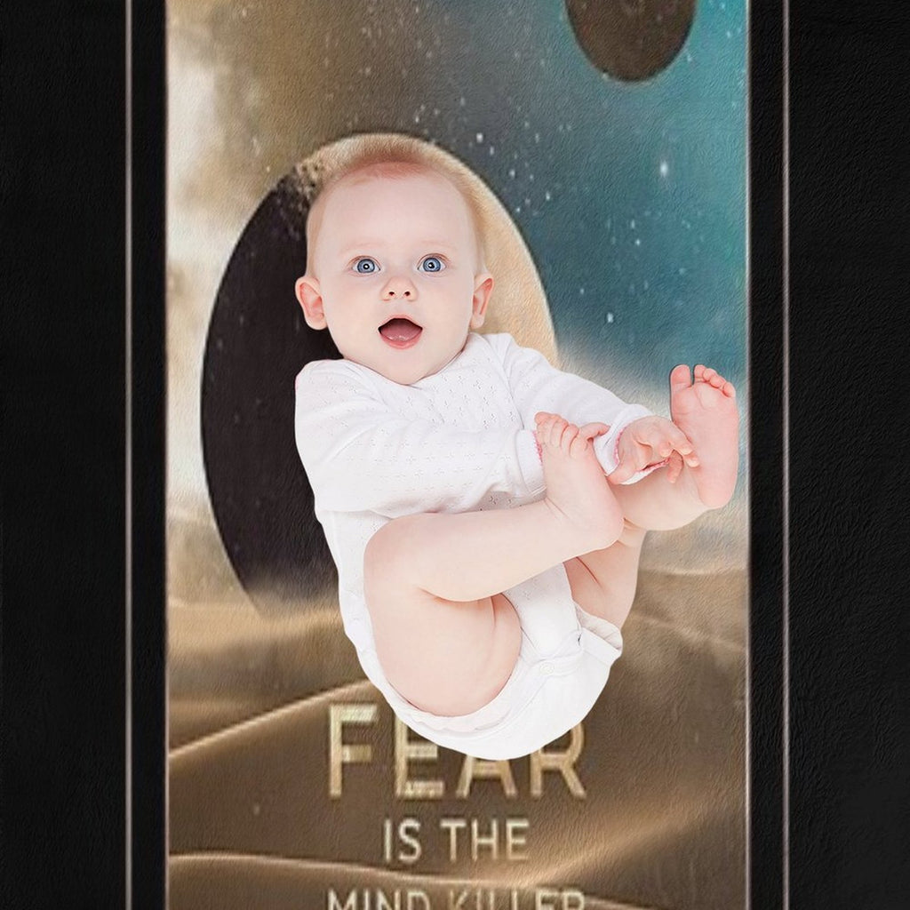 Dune Moons, Muad’Dib on Arrakis Durable Throw Blanket