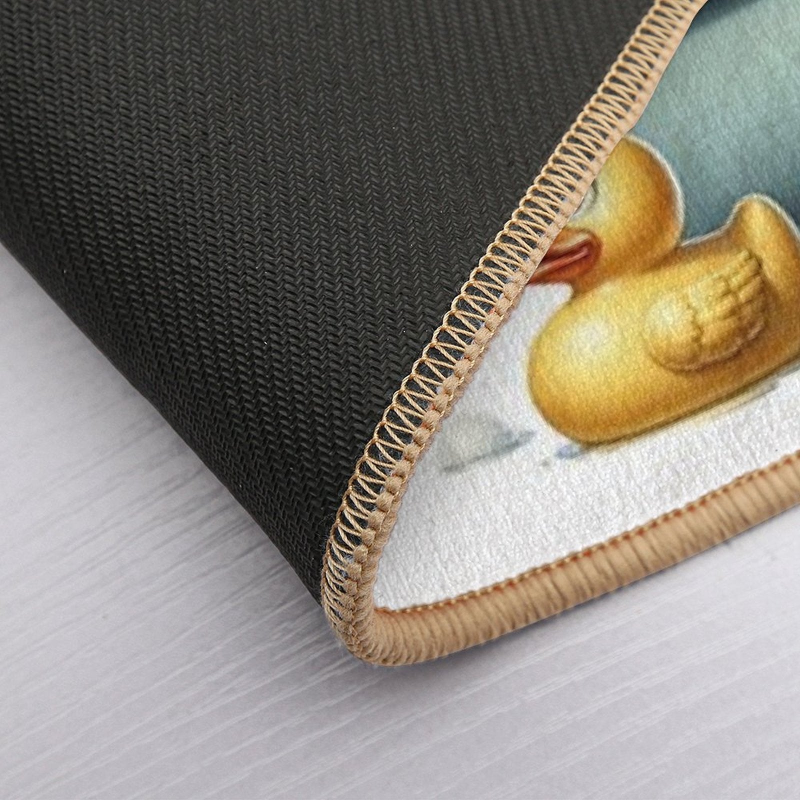 Devon Rex Bubble Bath Bliss - Funny Cat  Easy Maintenance Bath Mat