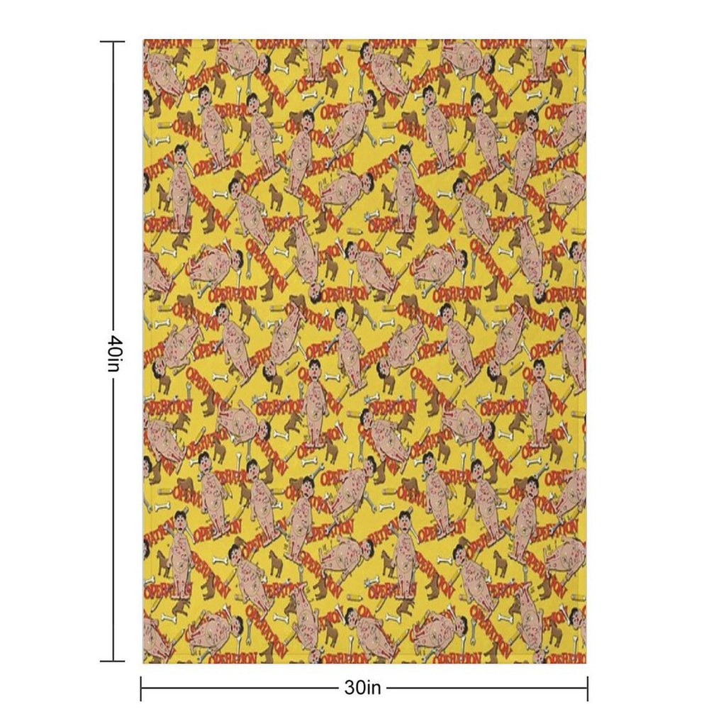 Operation Game Versatility Throw Blanket