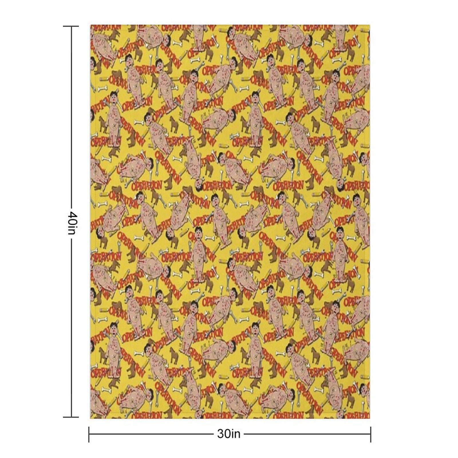 Operation Game Versatility Throw Blanket