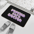 Popstar Not A Doctor Aesthetic  Fade-Resistant Bath Mat