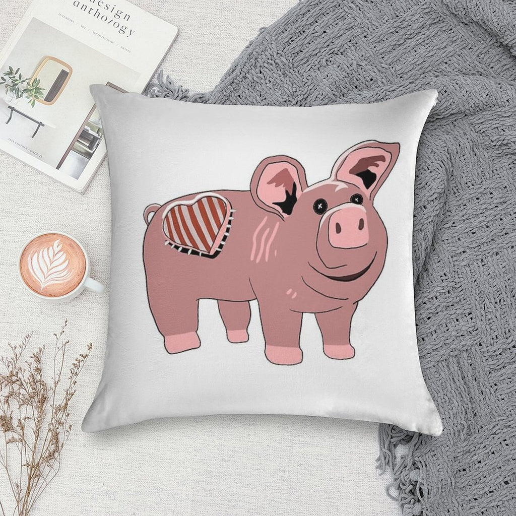Slumberland Pig Plush Soft Anti-Pilling Throw Pillow