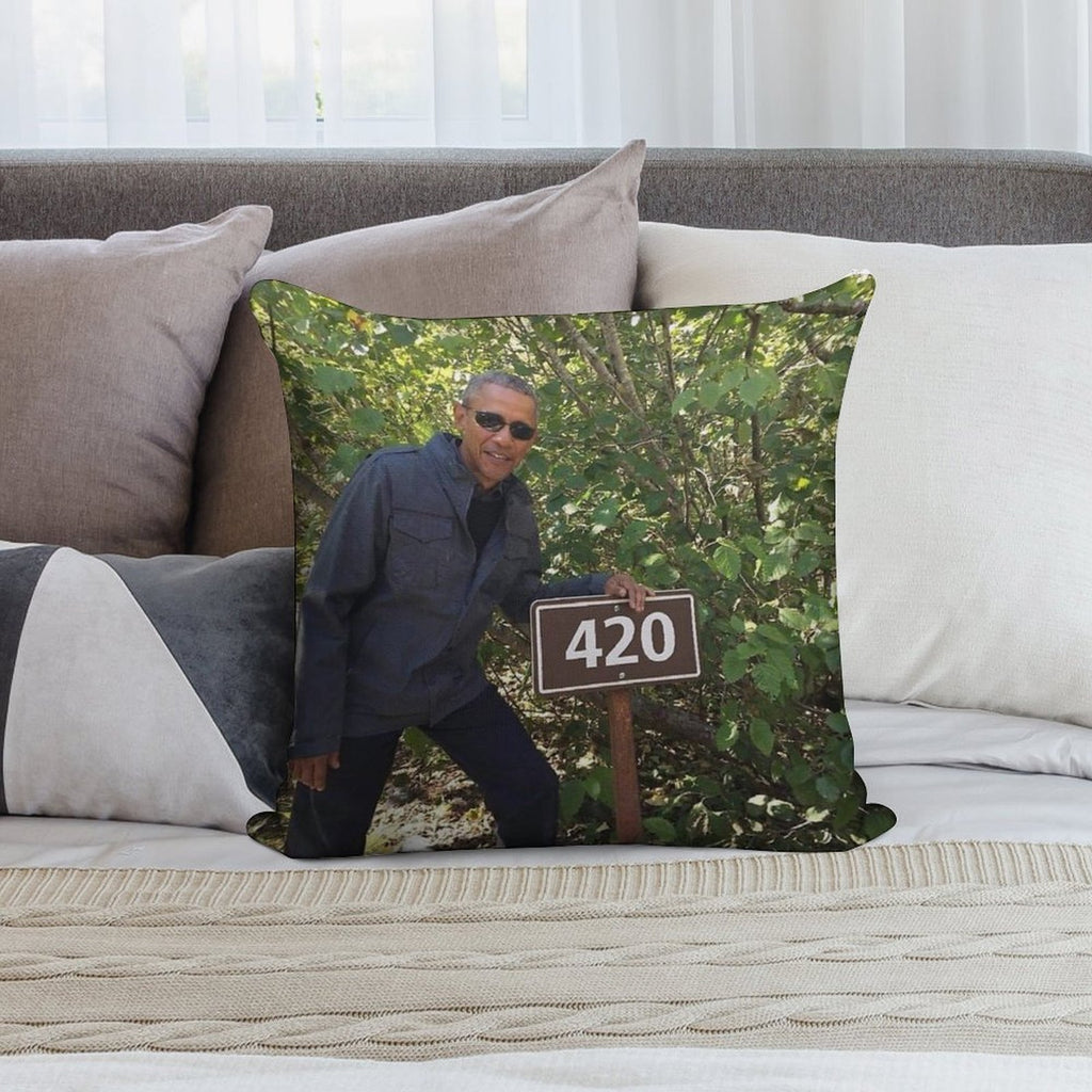 Obeezy 420 Soft Durable Construction Throw Pillow