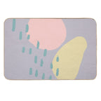 Pastel Soft Shapes  Multi-Purpose Bath Mat