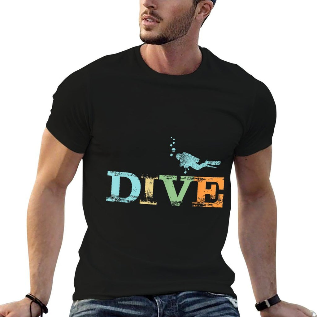 Scuba Diving T Shirt Funny Dive Lovers Gift  Fade-proof Color T-Shirt