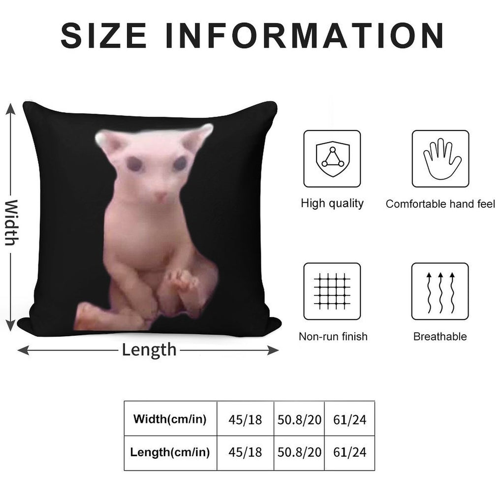 Bingus Soft Home Decor Throw Pillow