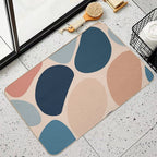 Spots Abstract Pattern  Dirt-Trapping Bath Mat