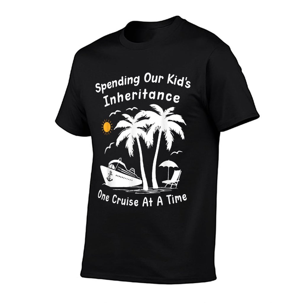 Funny Spending Our Kids Inheritance One Cruise At A Time  Vintage-inspired T-Shirt