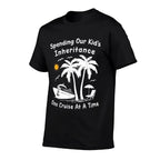 Funny Spending Our Kids Inheritance One Cruise At A Time  Vintage-inspired T-Shirt