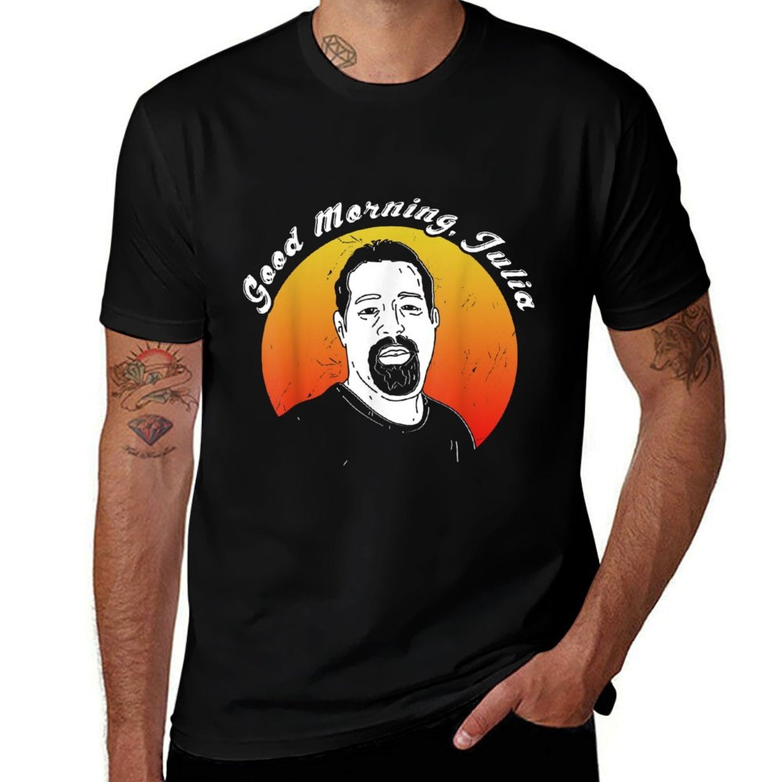 Funny Good Morning Julia Meme Fan  Ceiling Fan Joke  Eco-friendly Material T-Shirt