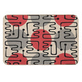 Mid Century Modern Atomic Polka Dot Pattern 231  Slip-Resistant Bath Mat