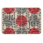Mid Century Modern Atomic Polka Dot Pattern 231  Slip-Resistant Bath Mat
