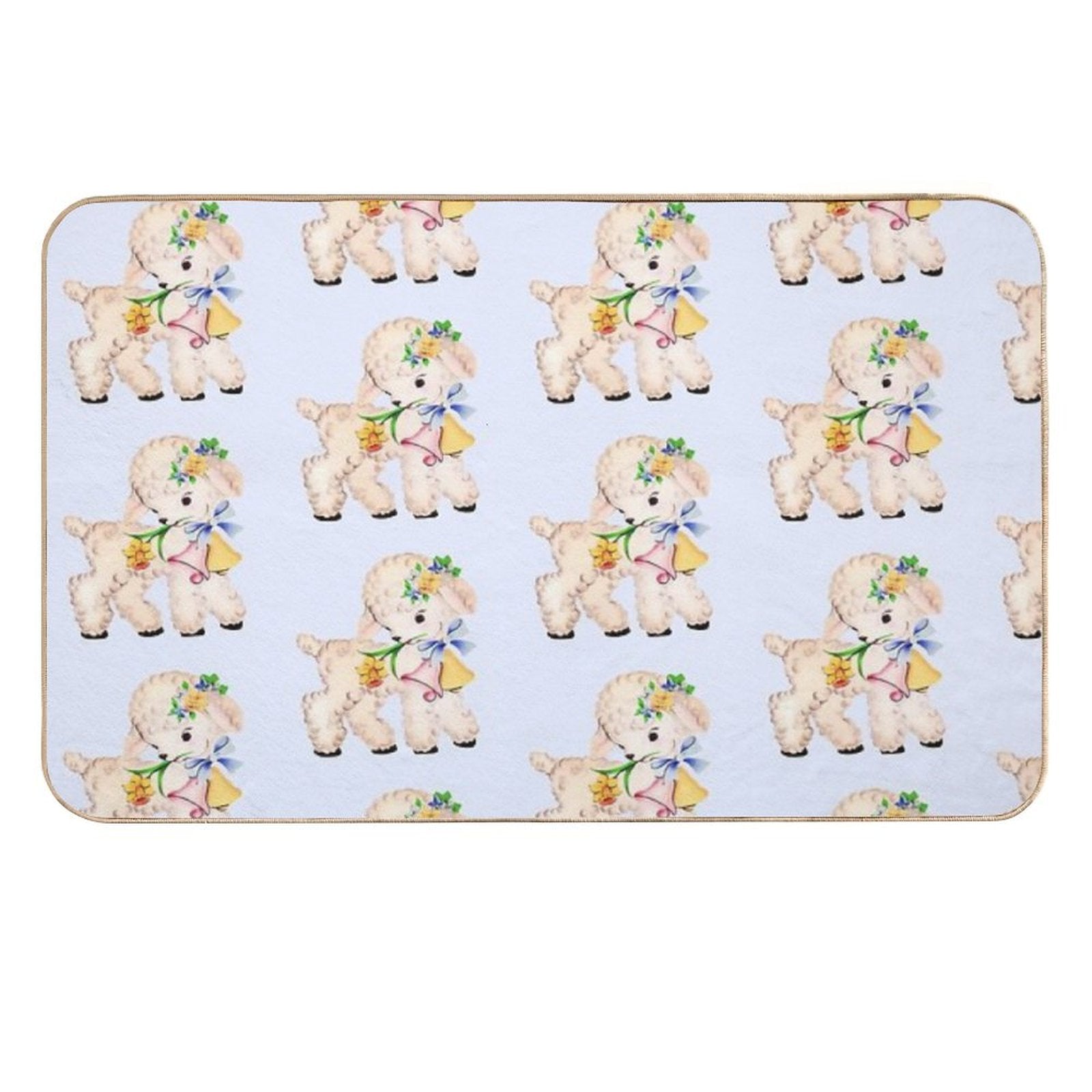 Kitsch Lamb  Rapid-Drying Bath Mat