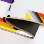 Biting Kitty Progress Pride Flag  Odorless Bath Mat