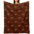 Life And Times of A Warrior 2 Plush Throw Blanket