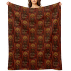 Life And Times of A Warrior 2 Plush Throw Blanket