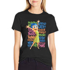 Inside Out 2 - Joy Character Positive Words  Eco-friendly Material T-Shirt