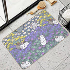 Chinchilla Meadows  Easy To Clean Bath Mat