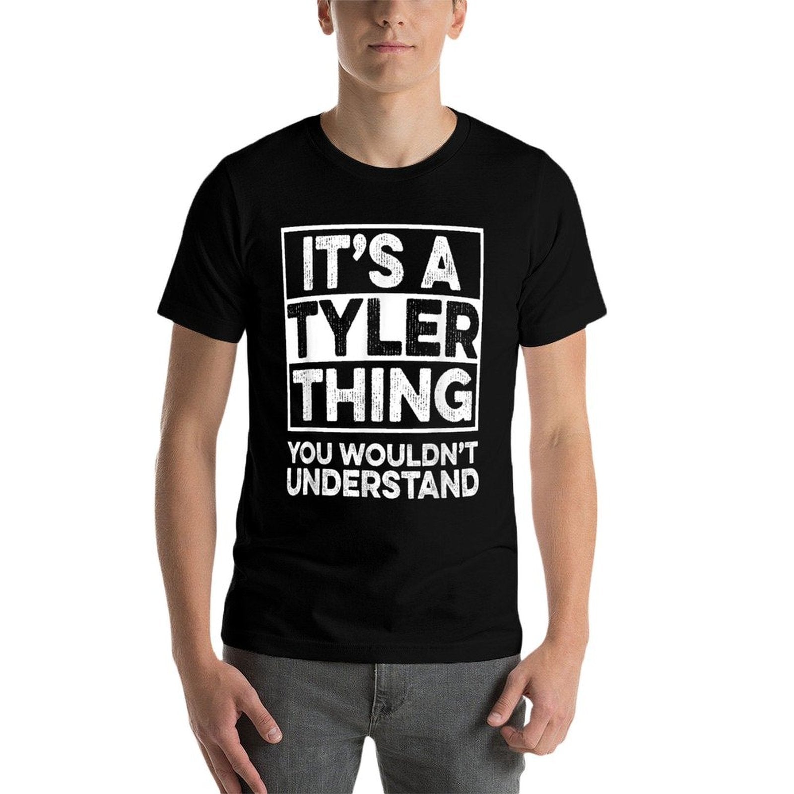 Its A TYLER Thing You Wouldnt Understand TYLER Funny  Cotton T-Shirt