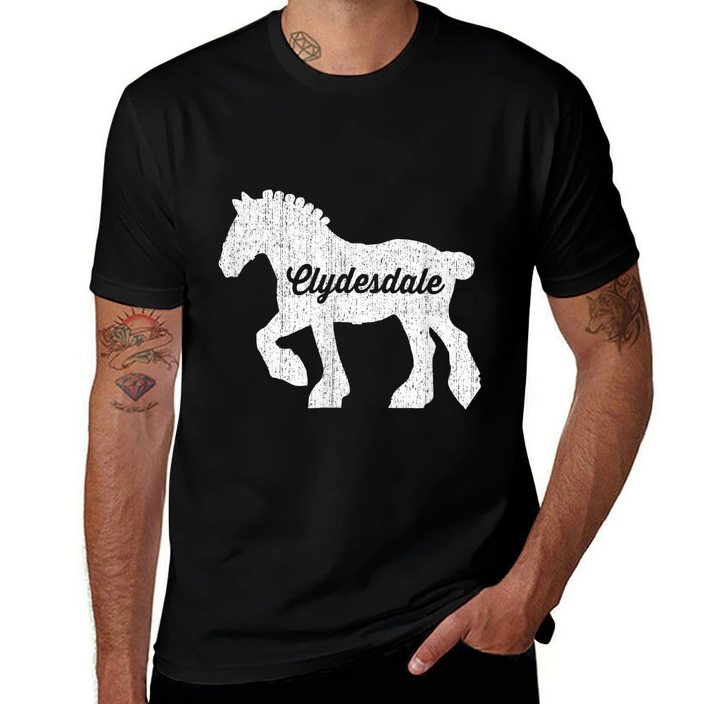 Clydesdale Draft Horse  Durable T-Shirt