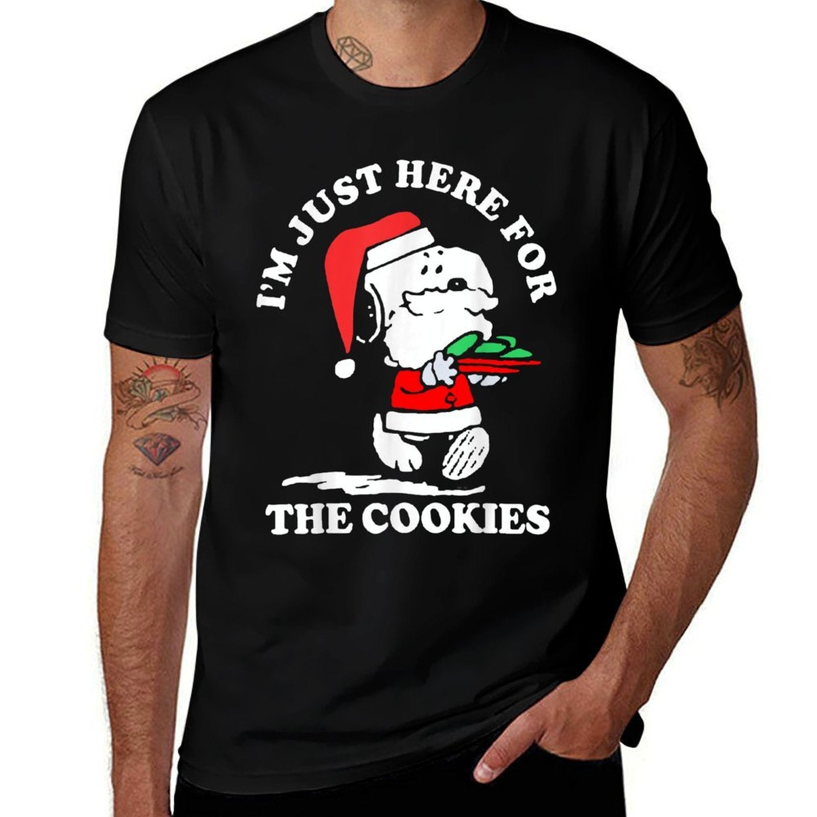 Im Just Here For The Cookies Christmas  Affordable Price T-Shirt