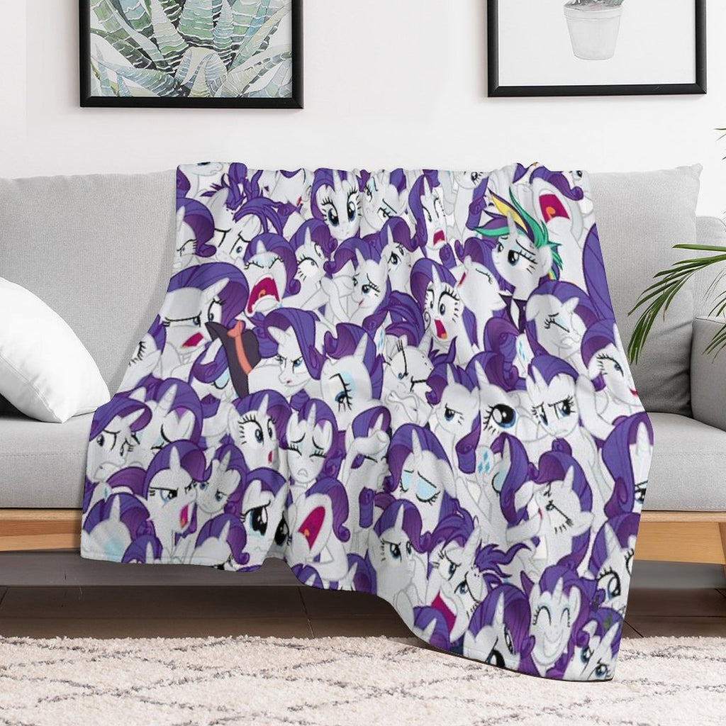 Rarity Mess Versatility Throw Blanket