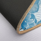 Tulip Blossom Abstract Art Print  Dirt-Trapping Bath Mat